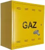 Dulap gaz Km Express 600 × 600 × 250 mm, galben RAL 1021, usa stanga