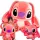 Mascot Stitch Pink Large XXL 50cm Jucărie Drăguță De Plus Pentru Copii
