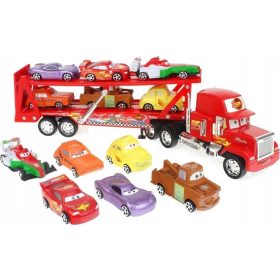    MAȘINĂ MAȘINE JUcărie NORIMPEX CAMION CU 6 MAȘINI 50 CM