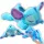  Mascot Stitch Blue 35cm Jucărie de pluș Culcat Dormit Jucărie adorabilă
