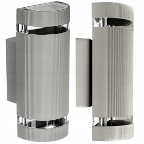    Aplică de grădină SuperLED, nuanțe de gri și argintiu, GU10 35 W