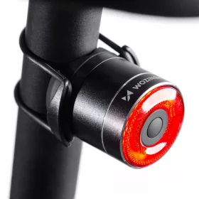    Wozinsky USB-C LED lumina spate biciclete lumina rosie senzor STOP