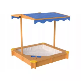  Box cu nisip pentru joacă cu acoperiș