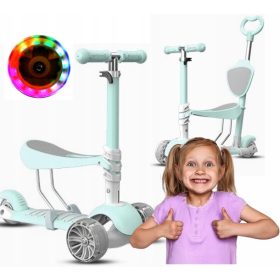    Trotineta cu trei roti Trotineta Scooter Albastru, Roz, Verde