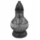  Lumanare Grave Lanterna Mare Carafa Premium Vitraliu Mini Decor Argintiu 34 cm