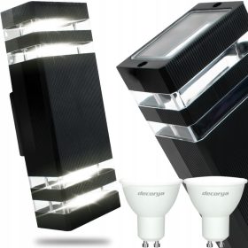    Aplic de grădină Masterled negru GU10 35 W + bec LED GU10 alb neutru 4000K 5W