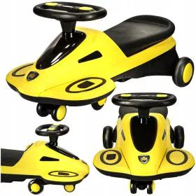    GRAVITY RIDE PE ROȚI LED DE ILUMINARE CU MUZICĂ REDĂ SCOOTER MAX. 100 kg