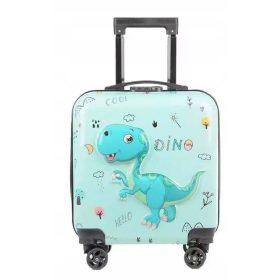    DINOZAURI DINOZAURI 3D VALIȚĂ PENTRU COPII COMBINAȚIE 4 ROȚI DE CĂLĂTORIE