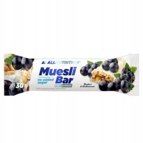  Baton de muesli Allnutrition 30 g iaurt coacaze negre