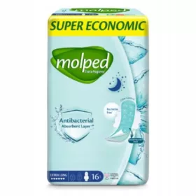    Tampoane sanitare antibacteriene MOLPED EXTRAHYGIENE 16 buc.