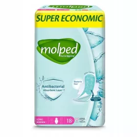    Tampoane igienice antibacteriene Molped Extra Hygiene 18 buc.