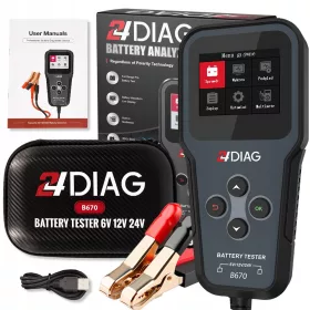  24Diag tester baterie 24DIAG B670 METER POLISH 12 V