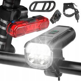    Nobitech BL05 lumini biciclete 1000 lm baterie + Nobitech BL03 lumini biciclete spate rosu