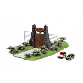  JADA DIORAMA JURASSIC PARK 2 MAȘINI DINOZURI SET NOU