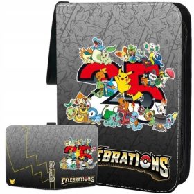    POKEMON CARD ALBUM Legătură pentru 400 de cărți cu fermoar CLASA XXL mare