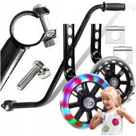    Roți laterale pentru bicicletă MOMIX pentru o roată de 1216 inchi + GHID DE BICICLETA MÂNĂ DE IMPINGERE LEARNING STICK