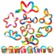  Jucărie senzorială jucărie antistres FIDGET TOYS spirală șarpe 8 piese