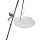  Gratar cu trepied peste foc Gratar de gradina 210 cm gratar inox
