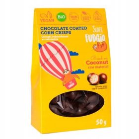    Chips de porumb cu ciocolată Super Fudgio 50 g, fără gluten