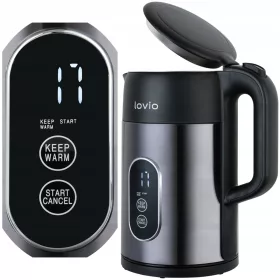    LOVIO ceainic electric fara fir Fierbator electric fara fir din otel LVSEK001 2200 W 1,5 l negru