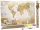  Harta XXL Mare Scratch World 88x60cm Harta Premium Antica cu Steaguri + Accesorii