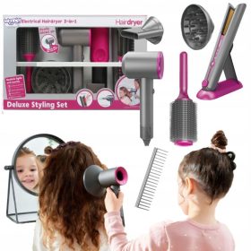  USCATOR SET COAFOR MIC PLATĂ BATERIE WOOPIE BEAUTY SALON