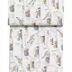  Cearșaf din bumbac pentru pătuț 90x180 material bumbac model 056zol