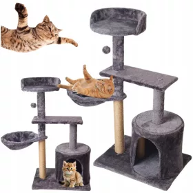    Stâlp de zgâriat joasă, stâlp de zgâriere înalt, stâlp de zgâriere Memphis 61 - 100 cm