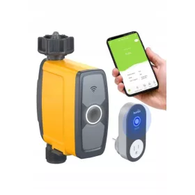    Controller de irigare WiFi inteligent RAINPOINT 1 zonă cu hub + etichetă inteligentă cu logo OnVe Home pentru Home Assistant trebuie să aibă