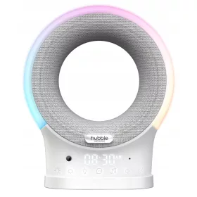    Monitorul electronic pentru bebeluși Hubble Connected în nuanțe de gri și argintiu