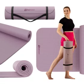  Covoraș de exerciții Hop-Sport 190 cm x 60 cm roz