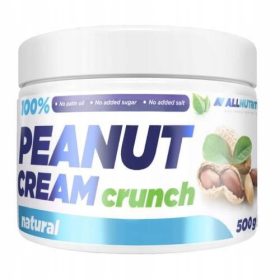   ALLNUTRITION CREMA DE ARAHIDE 500g CRUNCH UNT DE ARAHIDE FĂRĂ ZAHĂR FIT KETO