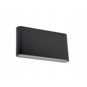    Aplică de grădină Su-ma neagră cu sursă LED integrată de 12 W