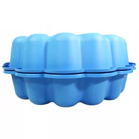    Cutie cu nisip din plastic 150 kg SANDBOX PISCINA 2IN1 PENTRU COPII 2024 PROF
