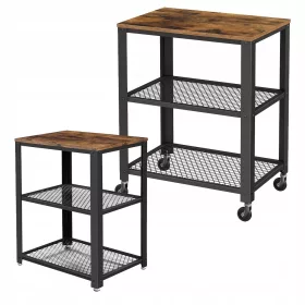    Masa dreptunghiulara Songmics Vasagle 60 x 40 x 77.5cm nuante de maro