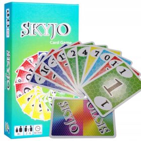    JOC DE CĂRȚI SKYJO, FAMILIE, SOCIAL, PETRECERE, CĂRȚI DE JOC STRATEGICE