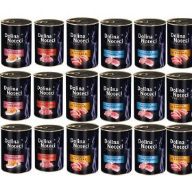    Dolina Noteci Hrana umeda premium pentru pisici, amestec de 4 arome, fara cereale, 18 x 400