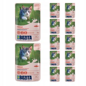  Bozita Hrana umeda pentru pisoi, plic 85g, Somon