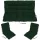  Perne impermeabile pentru mobilier RATTAN 180x60x50 set 2+1 verde inchis