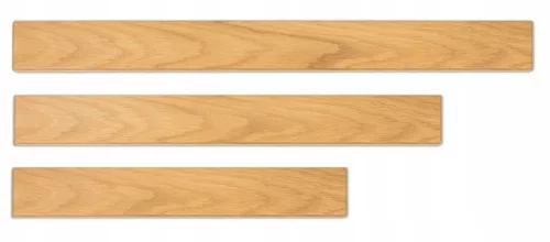 Șină magnetică pentru cuțite din fag 55 × 5 × 2 cm