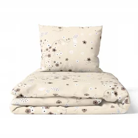   Lenjerie de Pat Din Bumbac 100%, 200x220 cm - Premium, Culoare Intensă şi Durabilă
