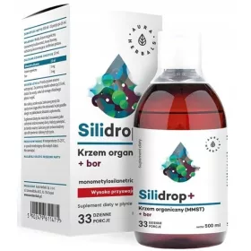  Supliment Dieta Silidrop+ MMST Siliciu Organic și Bor 500 ml de la Aura Herbals
