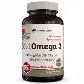   OLIMP Gold Omega 3 - Supliment pentru o Inimă Sănătoasă, 90 Capsule