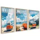 Set 3 Postere Decorative Minimaliste, Fără Rame - Ideal pentru Cadou