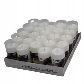   Set 24 Bucăți Cartușe Parafină ROL-CHEM 11 cm, Ardere Uniformă Până la 48h