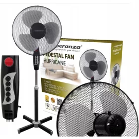  Ventilator de podea Esperanza HURRICANE negru