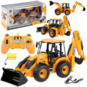   EXCAVATOR LOADER BULLDOZER RC Telecomanda JCB CADOU DE LA DISTANTA