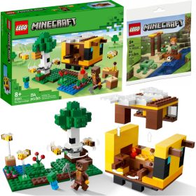   LEGO Minecraft 21241 Stupul de albine + LEGO Minecraft 30432 Turtle Beach
