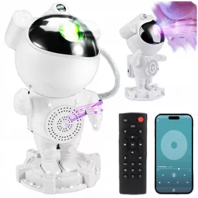    LAMPĂ DE NOAPTE SKY STAR PROIECTOR PROIECTOR BLUETOOTH BLUETOOTH ASTRONAUT