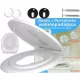  CU ÎNCHIDERE LENȚĂ Husa scaunului de toaletă Toalete pentru copii Toalete Duroplast detasabil